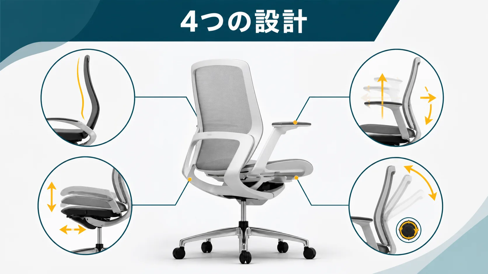 フィノラのデザインと4Dアームなど4つの設計