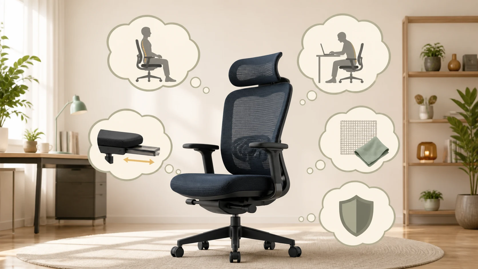 COFO Chair Premium 2のレビューに関する5つの疑問を整理する図