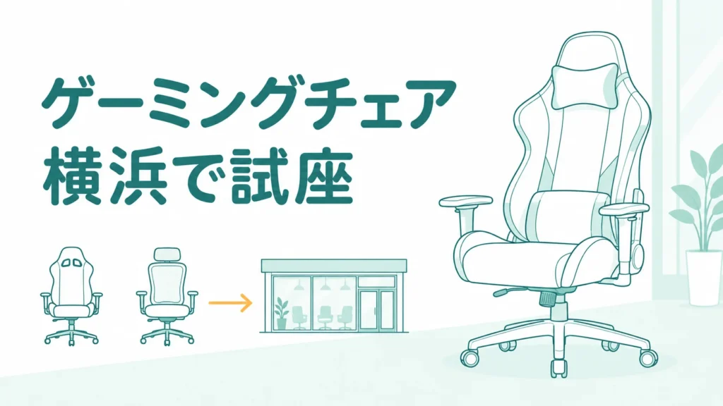 横浜でゲーミングチェアを試座できる店9選！ブランドで行く店を決める